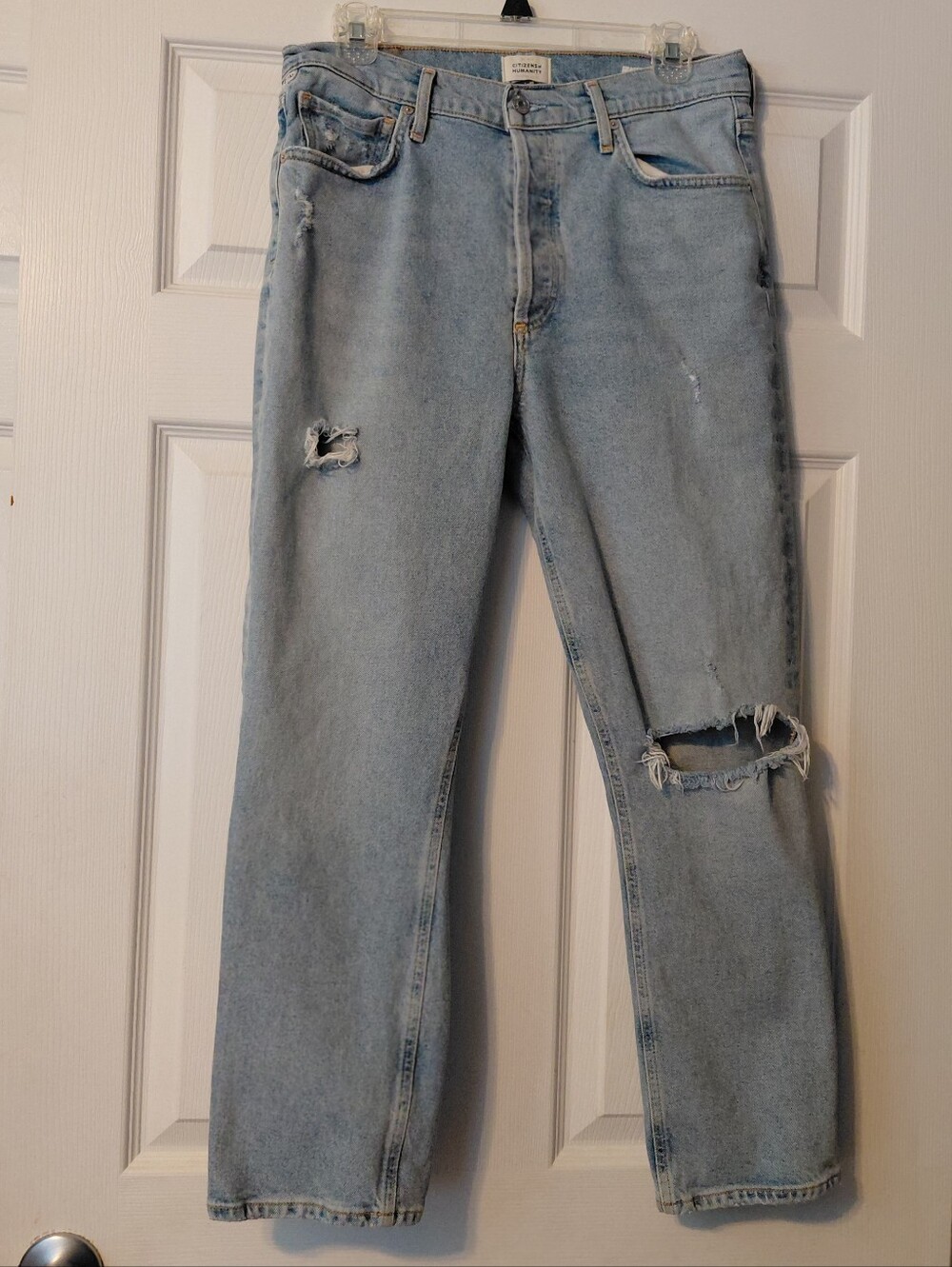 Citizens Of Humanity Jolene Jeans Light Wash Size 29 Distressed